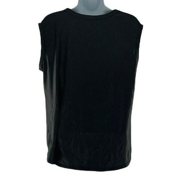 JC Fits. Inc Women's Size Large Graphic Cross Distressed Sleeveless Casual To - Picture 5 of 11